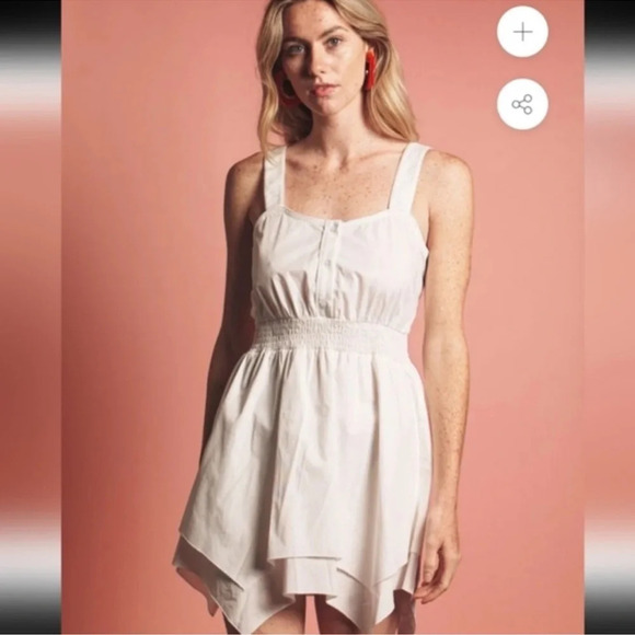 THE SHIRT ROCHELLE BEHRENS Tie-Dye Mini Dress Size XS - Picture 2 of 13